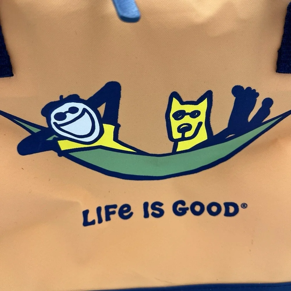 Life‎ Is Good Insulated Cooler Bag 24 Can Handle & Shoulder Strap Lunch Box